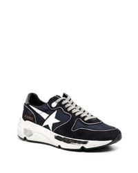 Chaussures de sport bleu marine et blanc Golden Goose