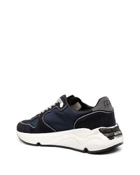 Chaussures de sport bleu marine et blanc Golden Goose