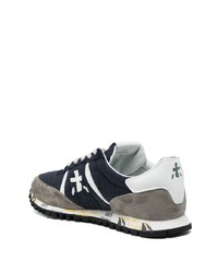 Chaussures de sport bleu marine et blanc Premiata