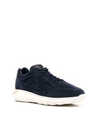 Chaussures de sport bleu marine et blanc Hogan