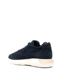 Chaussures de sport bleu marine et blanc Hogan