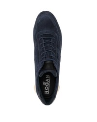 Chaussures de sport bleu marine et blanc Hogan