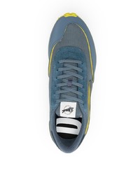 Chaussures de sport bleu marine et blanc Diesel