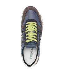 Chaussures de sport bleu marine et blanc Premiata