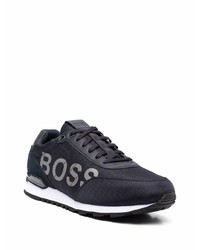 Chaussures de sport bleu marine et blanc BOSS