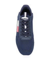 Chaussures de sport bleu marine et blanc Tommy Jeans