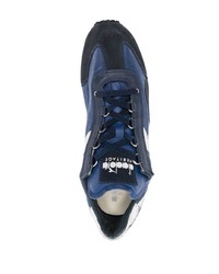 Chaussures de sport bleu marine et blanc Diadora