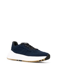 Chaussures de sport bleu marine et blanc Bottega Veneta