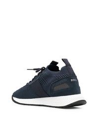 Chaussures de sport bleu marine et blanc BOSS