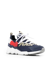 Chaussures de sport bleu marine et blanc Pierre Hardy