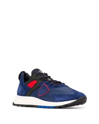 Chaussures de sport bleu marine et blanc Philippe Model Paris