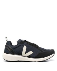 Chaussures de sport bleu marine et blanc Veja