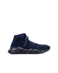 Chaussures de sport bleu marine Balenciaga