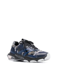 Chaussures de sport bleu marine Valentino Garavani