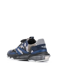 Chaussures de sport bleu marine Valentino Garavani