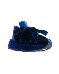 Chaussures de sport bleu marine MM6 MAISON MARGIELA