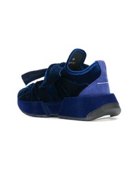 Chaussures de sport bleu marine MM6 MAISON MARGIELA