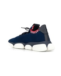 Chaussures de sport bleu marine Moncler