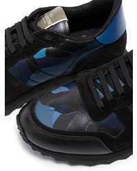 Chaussures de sport bleu marine Valentino Garavani