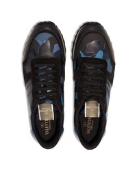 Chaussures de sport bleu marine Valentino Garavani