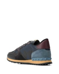 Chaussures de sport bleu marine Valentino Garavani