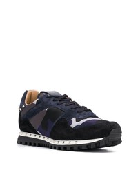 Chaussures de sport bleu marine Valentino Garavani