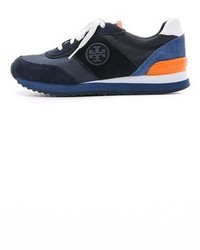 Chaussures de sport bleu marine Tory Burch