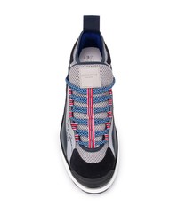 Chaussures de sport bleu marine Giorgio Armani