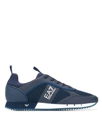 Chaussures de sport bleu marine Ea7 Emporio Armani