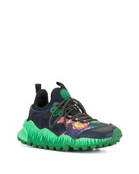 Chaussures de sport bleu marine Walter Van Beirendonck