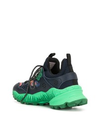 Chaussures de sport bleu marine Walter Van Beirendonck