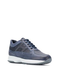 Chaussures de sport bleu marine Hogan