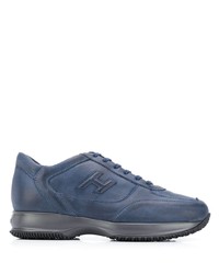 Chaussures de sport bleu marine Hogan