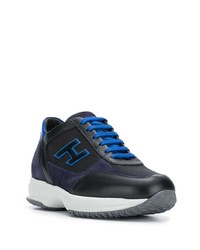 Chaussures de sport bleu marine Hogan