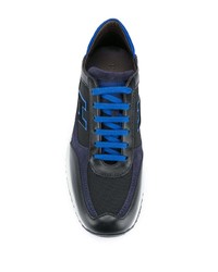 Chaussures de sport bleu marine Hogan