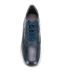 Chaussures de sport bleu marine Hogan