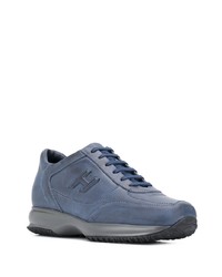 Chaussures de sport bleu marine Hogan