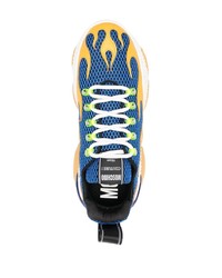 Chaussures de sport bleu marine Moschino