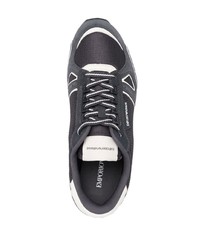 Chaussures de sport bleu marine Emporio Armani