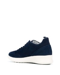 Chaussures de sport bleu marine Baldinini