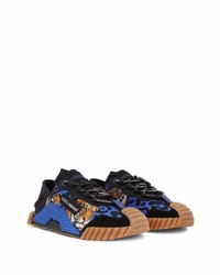 Chaussures de sport bleu marine Dolce & Gabbana