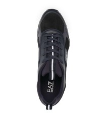 Chaussures de sport bleu marine Ea7 Emporio Armani