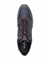 Chaussures de sport bleu marine Hogan