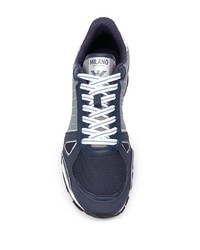 Chaussures de sport bleu marine Emporio Armani