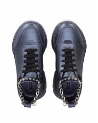 Chaussures de sport bleu marine Dolce & Gabbana