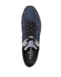 Chaussures de sport bleu marine Hogan