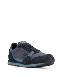 Chaussures de sport bleu marine Emporio Armani