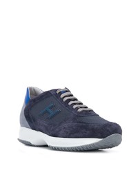 Chaussures de sport bleu marine Hogan