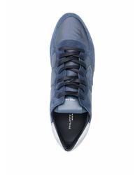 Chaussures de sport bleu marine Philippe Model Paris