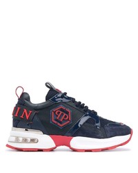 Chaussures de sport bleu marine Philipp Plein